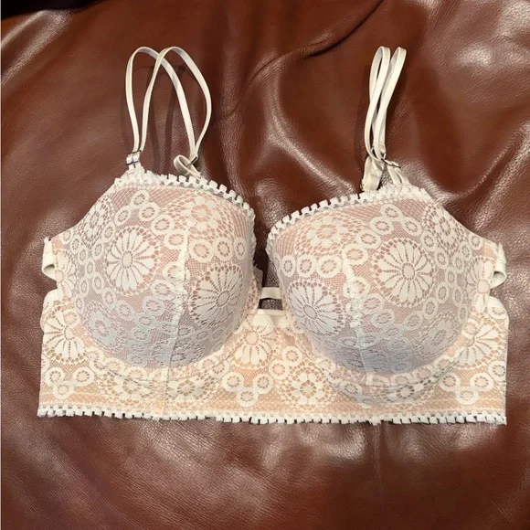 Aerie Real Power Balconette Joy Lace Bra - Picture 1 of 3